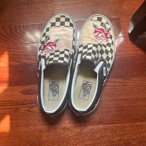 Slip on vans.